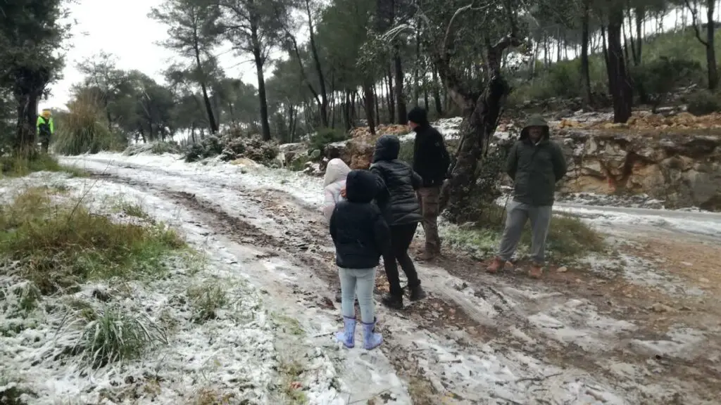 Ibiza sees first snowfall in years