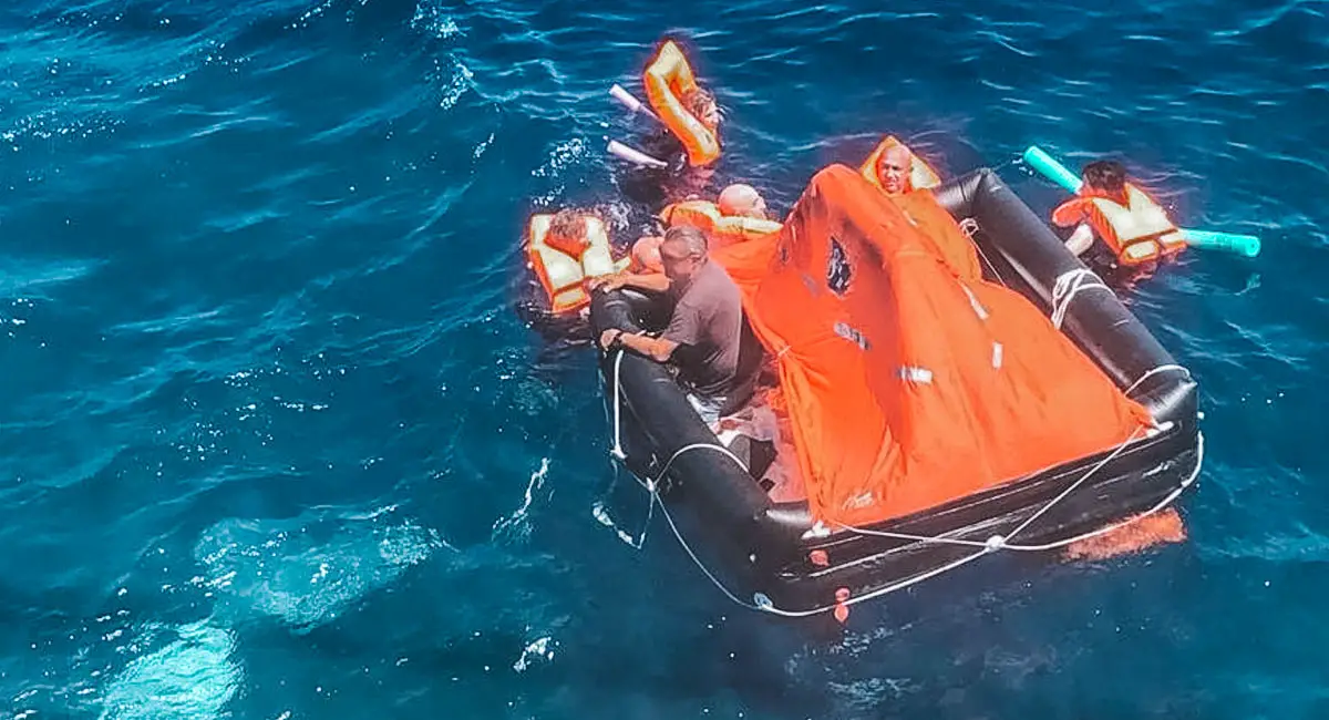 Heroes Save Seven from Mediterranean Inferno: A Burning Boat Rescue