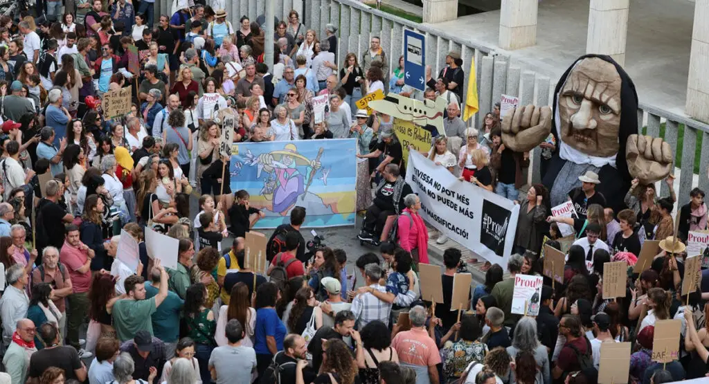 Protests against the Overtourism in Ibiza